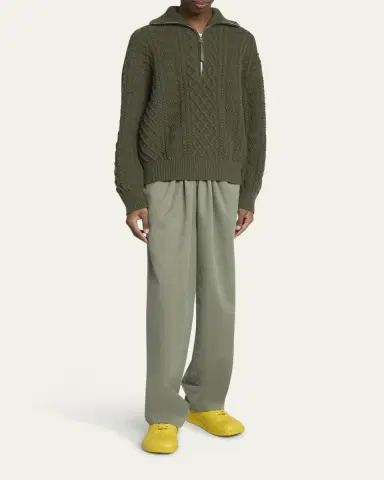 Loewe Men's Jambo Anagram Leather Sneakers | Thumbnail 3 Loewe Men's Jambo Anagram Leather Sneakers | Thumbnail 3