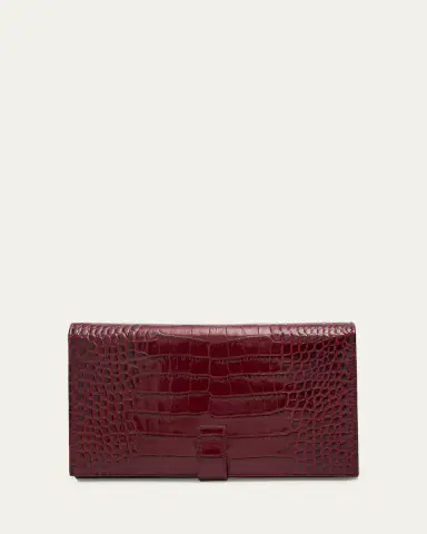 TOM FORD Organizer Shoulder Bag in Croc-Embossed Leather | Thumbnail 4