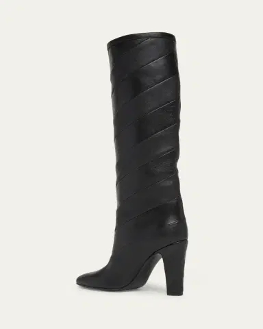 Valentino Garavani 100mm Rayons Leather Knee-High Boots | Thumbnail 2 Valentino Garavani 100mm Rayons Leather Knee-High Boots | Thumbnail 2