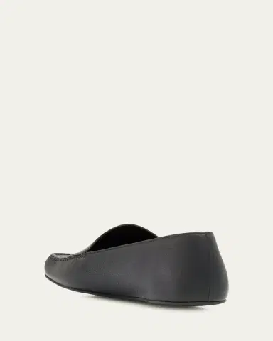 The Row Leo Grained Leather Slippers | Thumbnail 4