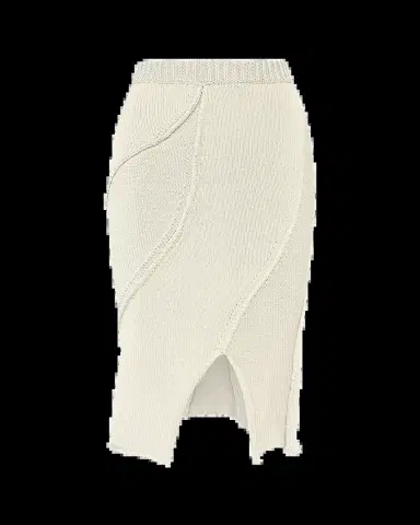 Aisling Camps Eddy Diagonal Knit Slit Skirt | Thumbnail 2 Aisling Camps Eddy Diagonal Knit Slit Skirt | Thumbnail 2
