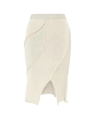 Aisling Camps Eddy Diagonal Knit Slit Skirt | Thumbnail 1 Aisling Camps Eddy Diagonal Knit Slit Skirt | Thumbnail 1