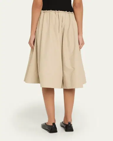 Brandon Maxwell Sutton Drawstring Wide-Leg Bermuda Shorts | Thumbnail 3 Brandon Maxwell Sutton Drawstring Wide-Leg Bermuda Shorts | Thumbnail 3