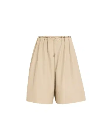 Brandon Maxwell Sutton Drawstring Wide-Leg Bermuda Shorts | Thumbnail 1 Brandon Maxwell Sutton Drawstring Wide-Leg Bermuda Shorts | Thumbnail 1