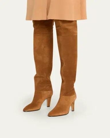 Chloé Eve Suede Over-The-Knee Boots | Thumbnail 4