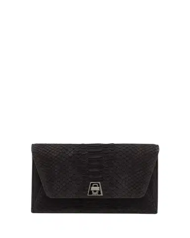 Akris Anouk Snakeskin Suede Envelope Clutch Bag | Thumbnail 1