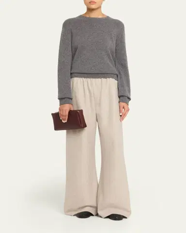 The Row Compact Clutch Bag in Nappa Leather | Thumbnail 5