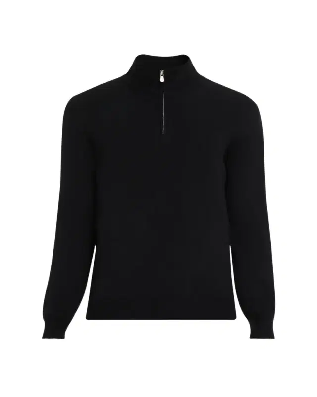 Brunello Cucinelli Men's Cashmere Quarter-Zip Sweater