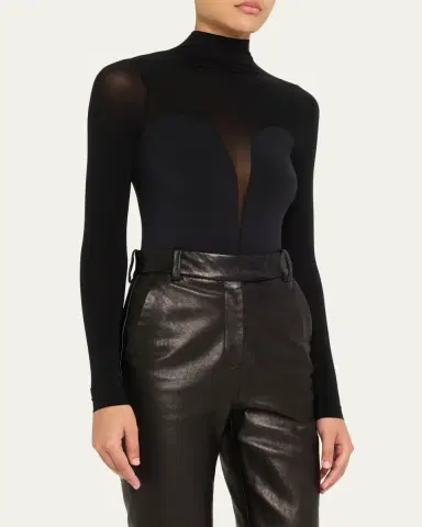 Wolford Corset-Effect Long-Sleeve Bodysuit | Thumbnail 4