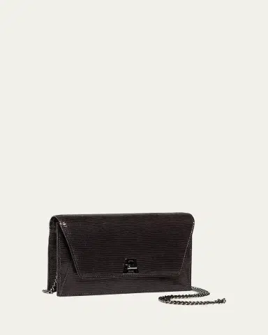Akris Anouk Lizard-Print Clutch Bag w/ Chain | Thumbnail 4 Akris Anouk Lizard-Print Clutch Bag w/ Chain | Thumbnail 4