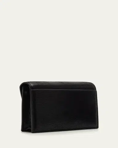 Akris Anouk Lizard-Print Clutch Bag w/ Chain | Thumbnail 5 Akris Anouk Lizard-Print Clutch Bag w/ Chain | Thumbnail 5