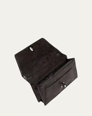 Akris Anouk Lizard-Print Clutch Bag w/ Chain | Thumbnail 6 Akris Anouk Lizard-Print Clutch Bag w/ Chain | Thumbnail 6