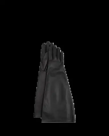 Saint Laurent Long Leather Gloves | Thumbnail 2