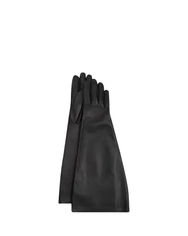 Saint Laurent Long Leather Gloves | Thumbnail 1