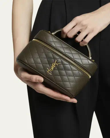 Saint Laurent Gaby Vanity Quilted Leather Bag | Thumbnail 6