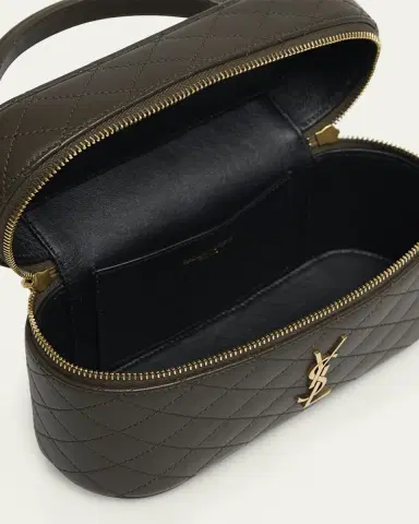 Saint Laurent Gaby Vanity Quilted Leather Bag | Thumbnail 8