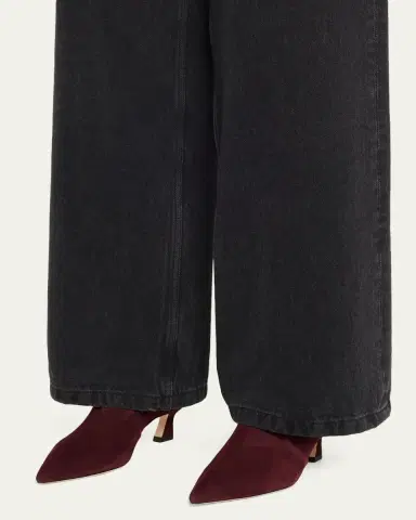 Stuart Weitzman 50mm Vinnie Suede Stretch Booties | Thumbnail 2 Stuart Weitzman 50mm Vinnie Suede Stretch Booties | Thumbnail 2