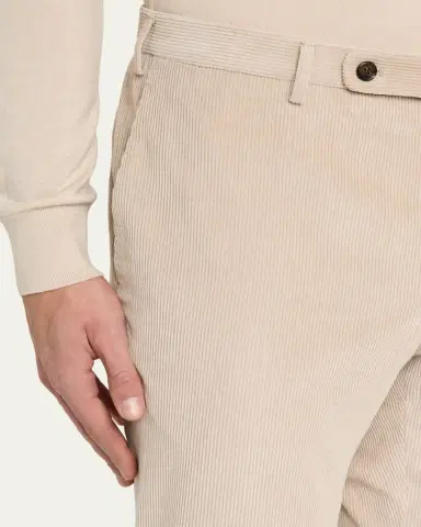 Incotex Men's Cashmere Corduroy Pants | Thumbnail 5
