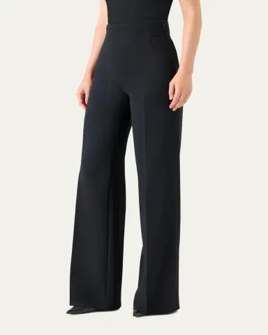 Akris Double-Face Wool Bootcut Trousers | Thumbnail 12