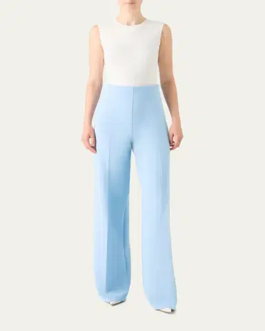 Akris Double-Face Wool Bootcut Trousers | Thumbnail 6
