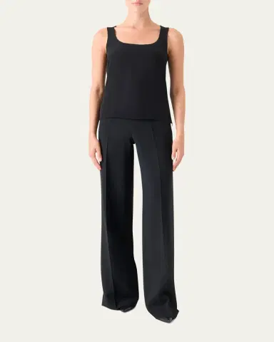 Akris Double-Face Wool Bootcut Trousers | Thumbnail 10