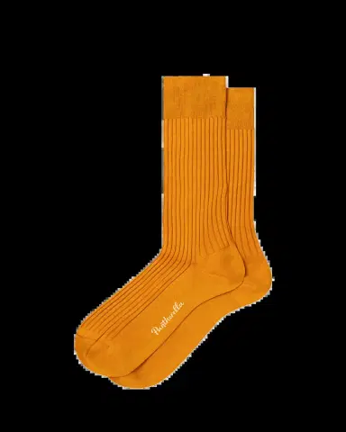 Pantherella Men's Danvers Ribbed Cotton Mid-Calf Socks | Thumbnail 2