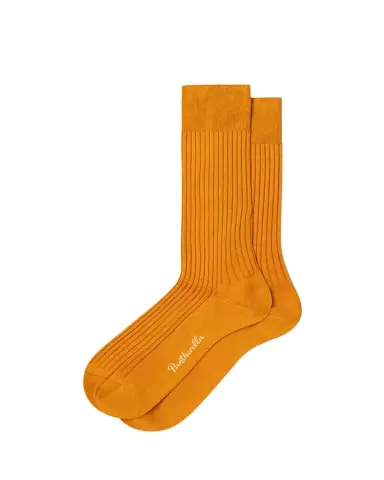 Pantherella Men's Danvers Ribbed Cotton Mid-Calf Socks | Thumbnail 1