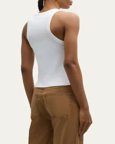 Veronica Beard Jordyn Cropped Tank Top | Thumbnail 3