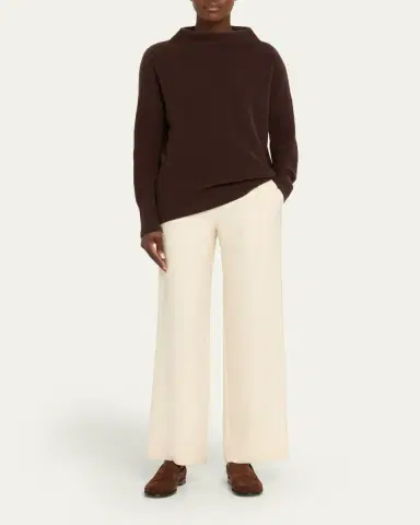 Vince Boiled Cashmere Turtleneck Pullover | Thumbnail 2