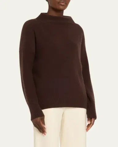 Vince Boiled Cashmere Turtleneck Pullover | Thumbnail 4