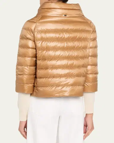 Herno Sofia Ultra-Lightweight Down Bolero Jacket | Thumbnail 3 Herno Sofia Ultra-Lightweight Down Bolero Jacket | Thumbnail 3