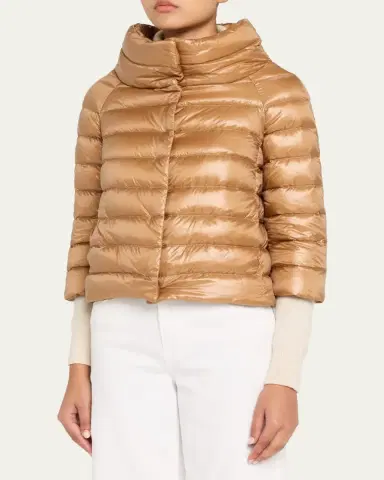 Herno Sofia Ultra-Lightweight Down Bolero Jacket | Thumbnail 4 Herno Sofia Ultra-Lightweight Down Bolero Jacket | Thumbnail 4