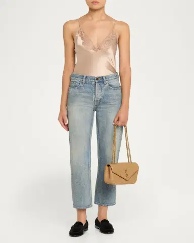 Saint Laurent Loulou Small YSL Shoulder Bag in Quilted Leather | Thumbnail 5 Saint Laurent Loulou Small YSL Shoulder Bag in Quilted Leather | Thumbnail 5