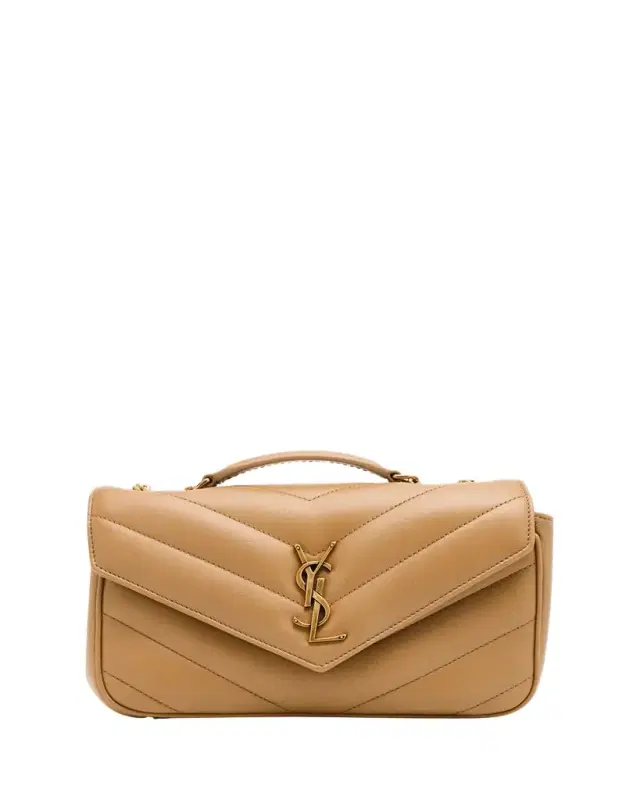 Saint Laurent Loulou Small YSL Shoulder Bag in Quilted Leather