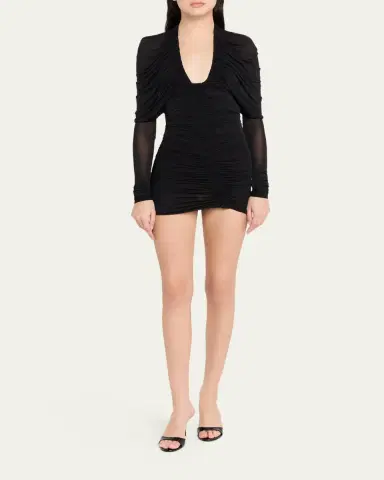 Christopher Esber Orion Pleated Mini Dress | Thumbnail 4