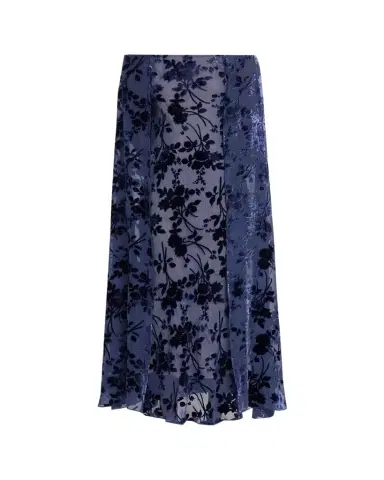 Rodarte Floral Silk Devore Off-The-Shoulder Cape Maxi Dress | Thumbnail 1 Rodarte Floral Silk Devore Off-The-Shoulder Cape Maxi Dress | Thumbnail 1