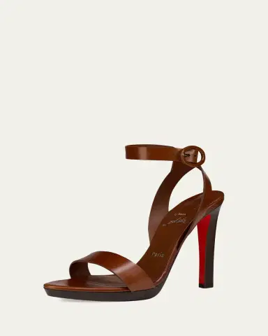 Christian Louboutin 120mm Fanny Leather Sandals | Thumbnail 4