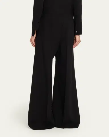 Carolina Herrera High-Rise Wide-Leg Wool Pants | Thumbnail 3