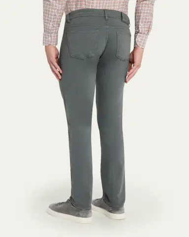 Cesare Attolini Men's Cotton and Cashmere Slim Five-Pocket Pants | Thumbnail 3 Cesare Attolini Men's Cotton and Cashmere Slim Five-Pocket Pants | Thumbnail 3