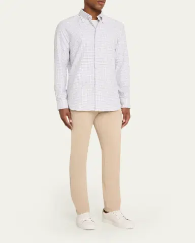 Cesare Attolini Men's Cotton and Cashmere Slim Five-Pocket Pants | Thumbnail 6 Cesare Attolini Men's Cotton and Cashmere Slim Five-Pocket Pants | Thumbnail 6