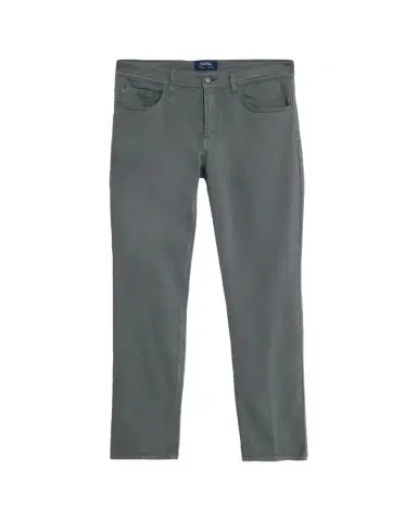 Cesare Attolini Men's Cotton and Cashmere Slim Five-Pocket Pants | Thumbnail 1 Cesare Attolini Men's Cotton and Cashmere Slim Five-Pocket Pants | Thumbnail 1