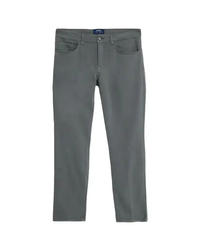 Men's Cotton and Cashmere Slim Five-Pocket Pants