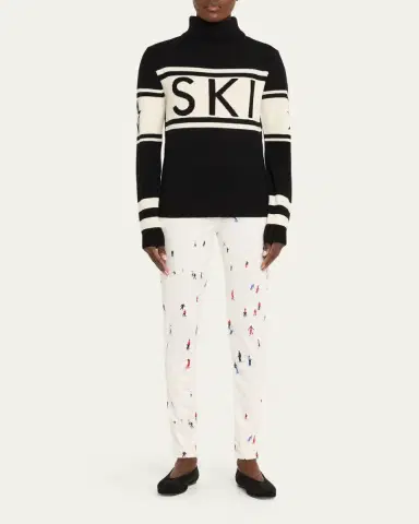 Perfect Moment Jacquard Base Layer Ski Leggings | Thumbnail 2 Perfect Moment Jacquard Base Layer Ski Leggings | Thumbnail 2