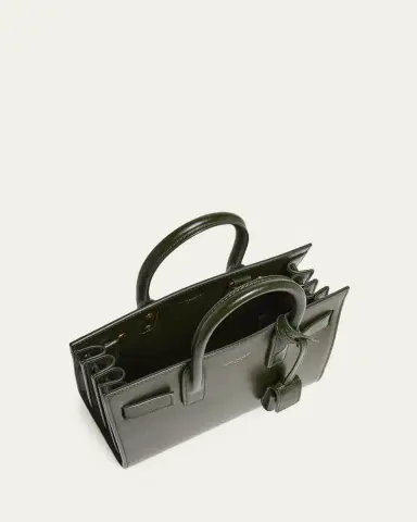Saint Laurent Sac De Jour Nano Top-Handle Bag in Smooth Leather | Thumbnail 8