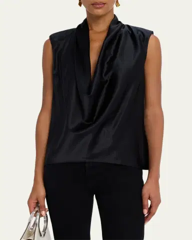 Ramy Brook Gregory Cowl-Neck Silk Blouse | Thumbnail 4 Ramy Brook Gregory Cowl-Neck Silk Blouse | Thumbnail 4