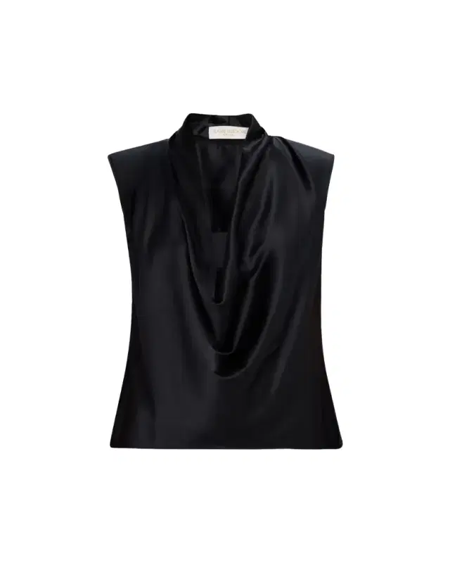 Ramy Brook Gregory Cowl-Neck Silk Blouse