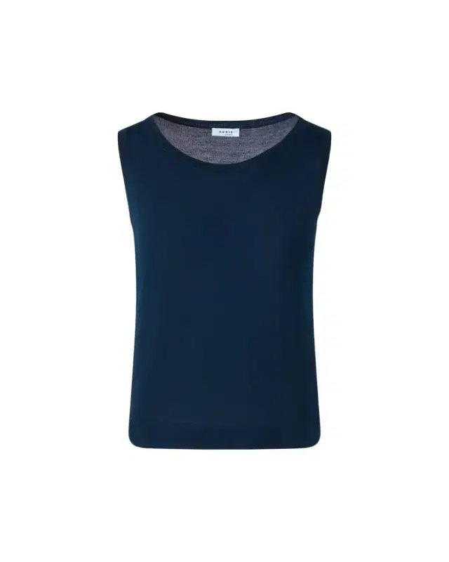 Merino Wool Knit Tank Top