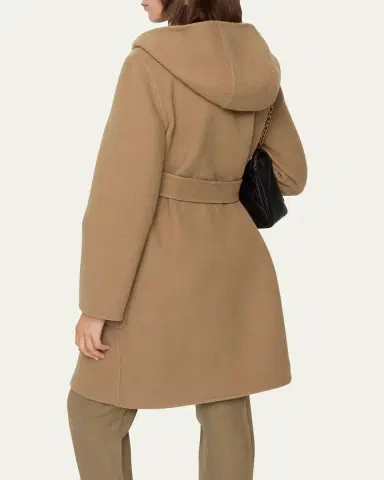 Burberry Hampshire Reversible Hooded Wrap Coat | Thumbnail 3 Burberry Hampshire Reversible Hooded Wrap Coat | Thumbnail 3