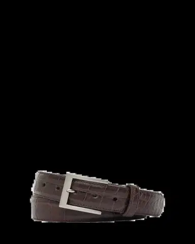 W. Kleinberg Men's Matte Alligator Belt | Thumbnail 2