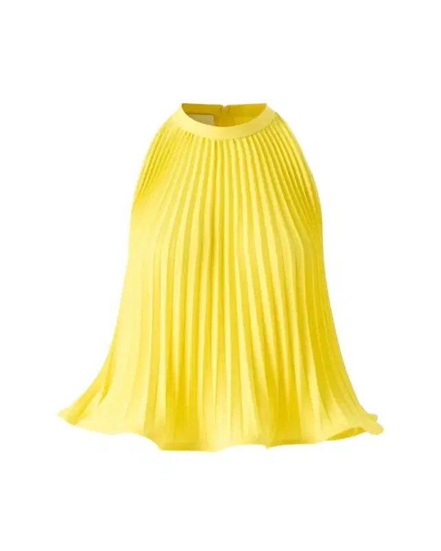 Akris punto Plisse Crepe Halter Blouse